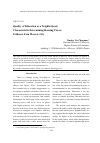 Научная статья на тему 'Quality of education as a Neighborhood characteristic determining housing prices: Evidence from Moscow city'