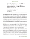 Научная статья на тему 'Rabin8 protein interacts with GTPase Rheb and inhibits phosphorylation of Ser235/Ser236 in small ribosomal subunit protein S6'