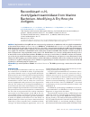 Научная статья на тему 'RECOMBINANT α-NACETYLGALACTOSAMINIDASE FROM MARINE BACTERIUM-MODIFYING A ERYTHROCYTE ANTIGENS'