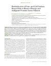 Научная статья на тему 'Redistribution of freeand cell-surface-bound DNA in blood of benign and malignant prostate tumor patients'