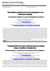 Научная статья на тему 'Ремедіаційний потенціал лісоутворювальних порід у рекультиваційних насадженнях'
