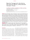 Научная статья на тему 'REPORTER TRANSGENES FOR MONITORING THE ANTITUMOR EFFICACY OF RECOMBINANT ONCOLYTIC VIRUSES'