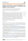 Научная статья на тему 'Sensitivity and Specificity of Serology, Histopathology, and Molecular Tests in the Detection of Leptospirosis from Slaughtered Cattle in Indonesia'