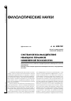 Научная статья на тему 'Системное взаимодействие немецких терминов инженерной психологии'