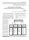 Научная статья на тему 'Системные исследования финансовых проблем малого бизнеса'