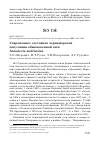 Научная статья на тему 'Современное состояние черноморской популяции обыкновенной гаги Somateria mollissima'