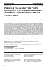 Научная статья на тему 'Сравнение геномов вирусов гриппа a(H1N1)pdm09, полученных из различных типов вируссодержащего материала'