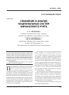 Научная статья на тему 'Сравнение и анализ национальных систем финансового учета'