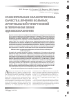 Научная статья на тему 'Сравнительная характеристика качества лечения больных артериальной гипертензией в первичном звене здравоохранения'