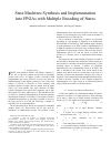 Научная статья на тему 'State Machines Synthesis and Implementation into FPGAs with Multiple Encoding of States'