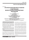 Научная статья на тему 'Стратегия инновационного развития туристической инфраструктуры территориальных образований'