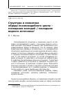 Научная статья на тему 'Структура и семантика обряда послесвадебного цикла – посещения молодой / молодыми водного источника'