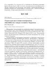 Научная статья на тему 'Структура населения жаворонков Alaudidae на севере степного Зауралья'