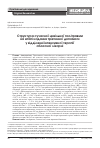 Научная статья на тему 'Структура современной гражданской политравмы на этапе оказания третичной помощи в отделении интенсивной терапии областной больницы'