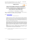 Научная статья на тему 'Study of the Possible Involvement of Azospirillum Lectins in the Mechanisms of Adaptive Response of Plants Exposed to Heavy Metal Salts'