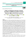 Научная статья на тему 'Study on biological activities of herbs’ decoction combining Scutellaria barbata, Hedyotis diffusa and Ehretia asperula'