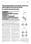 Научная статья на тему 'Термодинамика реакций синтеза циклодиметилсилоксанов из диметилсилоксана'