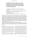 Научная статья на тему 'THE BEHAVIORAL AND NEUROCHEMICAL ASPECTS OF THE INTERACTION BETWEEN ANTIDEPRESSANTS AND UNPREDICTABLE CHRONIC MILD STRESS'