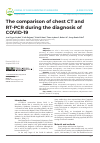 Научная статья на тему 'The comparison of chest CT and RT-PCR during the diagnosis of COVID-19'