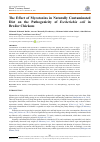 Научная статья на тему 'The Effect of Mycotoxins in Naturally Contaminated Diet on the Pathogenicity of Escherichia coli in Broiler Chickens'