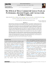 Научная статья на тему 'The Effects of Three Commercial Grower Feeds on Performance, Internal Organs, and Carcass traits in Pullet Chickens'