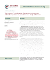 Научная статья на тему 'THE IMPACT OF GLOBALIZATION, FOREIGN DIRECT INVESTMENT AND TRADE OPENNESS ON POVERTY: A CASE STUDY OF PAKISTAN'