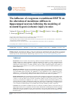 Научная статья на тему 'The influence of exogenous recombinant HSP 70 on the alteration of membrane stiffness in hippocampal neurons following the modeling of neonatal hypoxic-ischemic injury in mice'