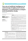 Научная статья на тему 'The role of artificial intelligence in colonoscopy imaging and colonic diseases: A scientometrics analysis and visualization study'