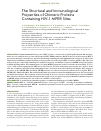 Научная статья на тему 'The structural and immunological properties of chimeric proteins containing HIV-1 MPER sites'