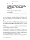 Научная статья на тему 'The use of transcription terminators to generate transgenic lines of Chinese hamster ovary cells (Cho) with stable and high level of reporter gene expression'