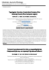 Научная статья на тему 'Типологічне різноманіття лісів на водозборі річки Сіверський Донець на території Луганської області'