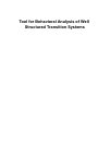 Научная статья на тему 'Tool for Behavioral analysis of well-structured transition systems'