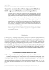 Научная статья на тему 'Toward the reconstruction of Proto-Algonquian-Wakashan. Part 2: Algonquian-Wakashan sound correspondences'