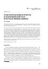 Научная статья на тему 'Транспортная инфраструктура и экономический рост: пространственные эффекты'