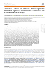 Научная статья на тему 'Treatment Effects of Chitosan Nanoencapsulated Bromelain against Gastrointestinal Nematodes and Coccidia in Goats of Kenya'