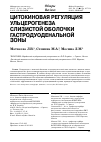 Научная статья на тему 'Цитокиновая регуляция ульцерогенеза слизистой оболочки гастродуоденальной зоны'