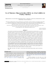 Научная статья на тему 'Use of MannanOligosaccharides (MOS) As a Feed Additive in Poultry Nutrition'