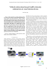 Научная статья на тему 'VEHICLE-DETECTION-BASED TRAFFIC DENSITY ESTIMATION AT ROAD INTERSECTIONS'