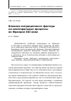 Научная статья на тему 'Влияние миграционного фактора на электоральные процессы во Франции XXI века'