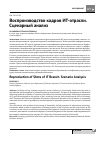 Научная статья на тему 'Воспроизводство кадров ИТ-отрасли. Сценарный анализ'