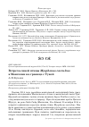 Научная статья на тему 'Встреча синей птицы Myophonus caeruleus в Монголии на границе с Тувой'