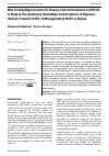 Научная статья на тему 'Why Trusting Nigeria Centre for Disease Control Information Is Difficult: A Study of The Awareness, Knowledge and Perceptions of Nigerians Hesitant Towards COVID-19 Management by NCDC in Nigeria'