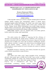 Научная статья на тему 'XROMLI OQOVA SUV VA CHIQINDI ERITMALARINI ELEKTROKIMYOVIY TOZALASH USULLARI'